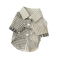 Лето Одежда для собак кошек рубашка Щенок Чихуахуа Костюмы костюм для маленькой собачки пальто Пудель Поморского Шнауцер мопса одежда