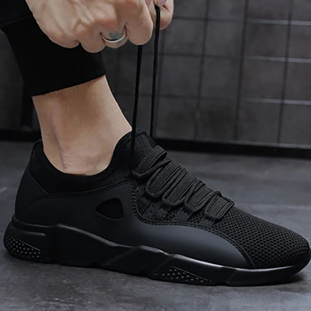 

Laamei 2019 Mesh Men Casual Shoes -up Men Shoes Lightweight Comfortable Breathable Walking Sneakers Tenis Feminino Zapatos