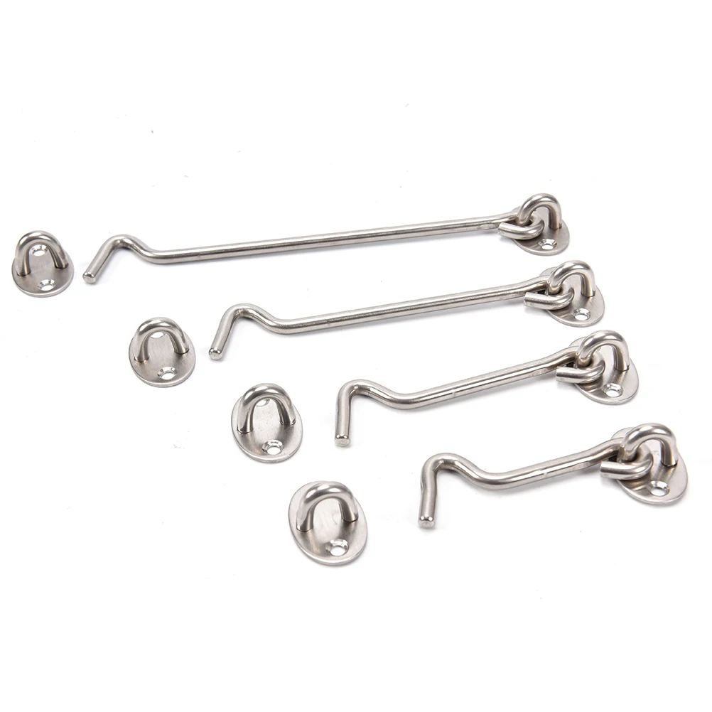 

Catch Silent Holder Home Storage Hooks Stainless Steel Cabin Hook And Eye Latch Lock Shed Gate Door