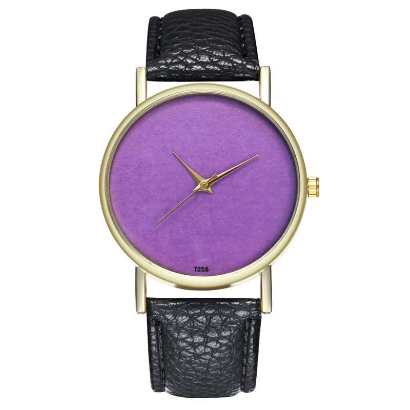 MJARTORIA Fashion Leather Women's Watches Quartz Wristwatch For Women