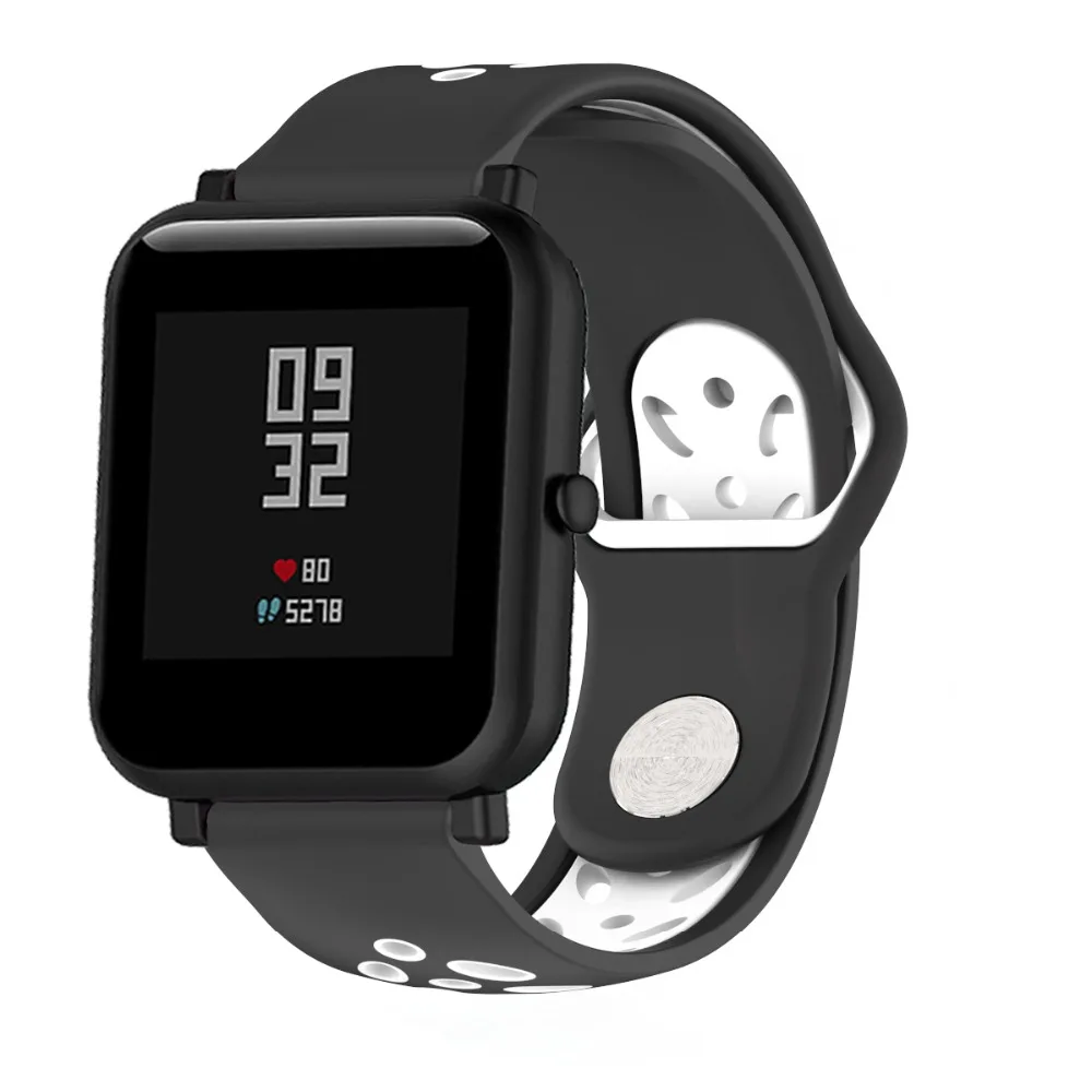  Silicone Strap For Xiaomi Huami Amazfit Bip GTS Smart Watch Sports Wristband For Garmin Vivoactive3 - 32971487895