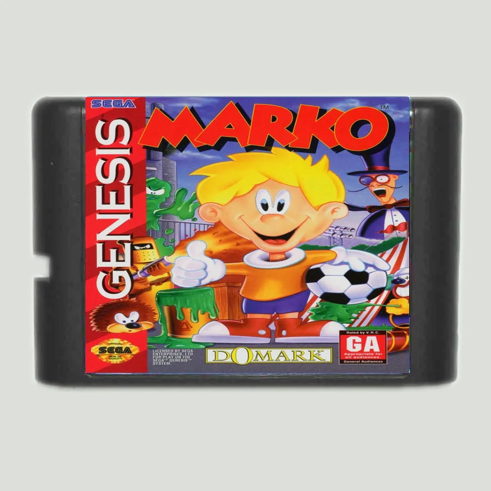Волшебная футбольная карта Марко 16 бит MD для Sega MegaDrive Genesis игровая консоль| |