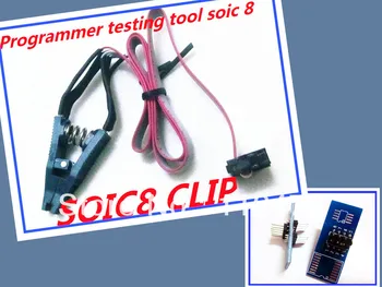 

Free shipping!!! Programmer Testing EEprom Clip SOIC8 Clamp with Cable for Tacho Universal DASH Programmer