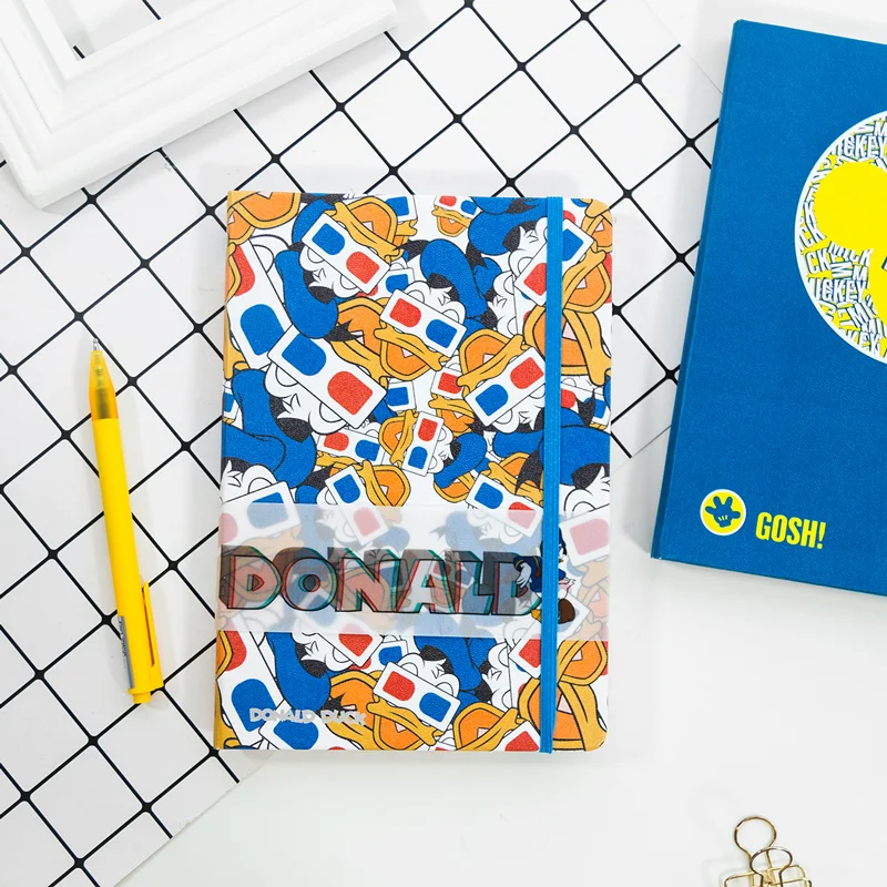 

A5 Creative Donald Duck Monthly Yearly Planner Organizer Cute Bandage Grid Notebook Agenda 2020 Schedule Notepad Bullet Journal