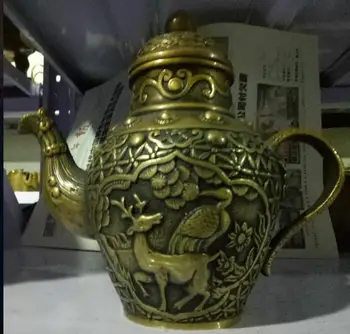 

Rare Antique Brass Teapot sculpture sculpture decoration free delivery