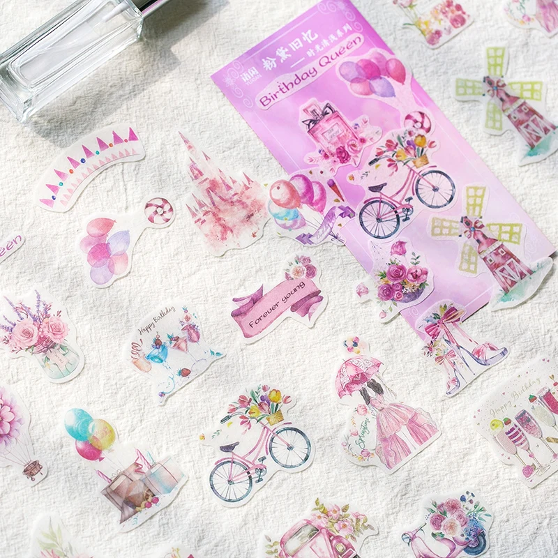 

60pcs/pack Stationery Stickers Old Life Diary Planner Decorative Mobile Stickers Scrapbooking DIY Craft Stickers