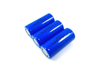

10pcs 3.7V 22500 ICR 3.7V lithium battery 2300mah for Electronic cigarette massager pan tilt cradle head Power light