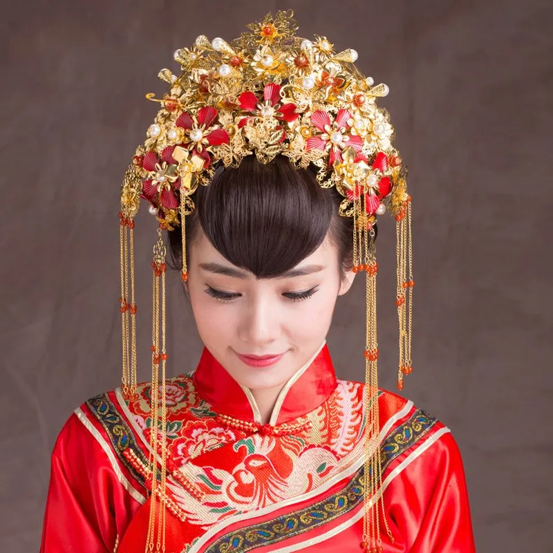 Vintage Chinese Style Classical Jewelry Traditional Bridal 