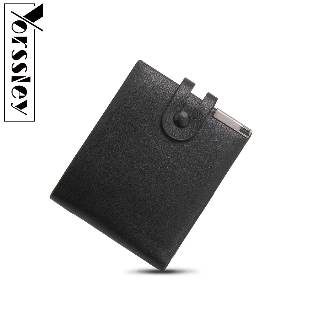 

Yorssley Hot Selling Large Capacity Short Small Wallet Male Pocket Money Bag Button Design Leather Bifold Coin Purse For Men