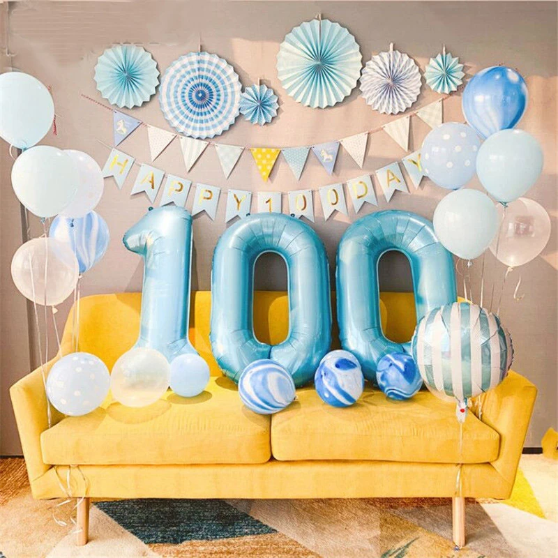 

Happy Birthday Letter Banner Balloons Party Decorations Supplies Decoration Anniversaire Wedding Ballon Birthday Party Ballons