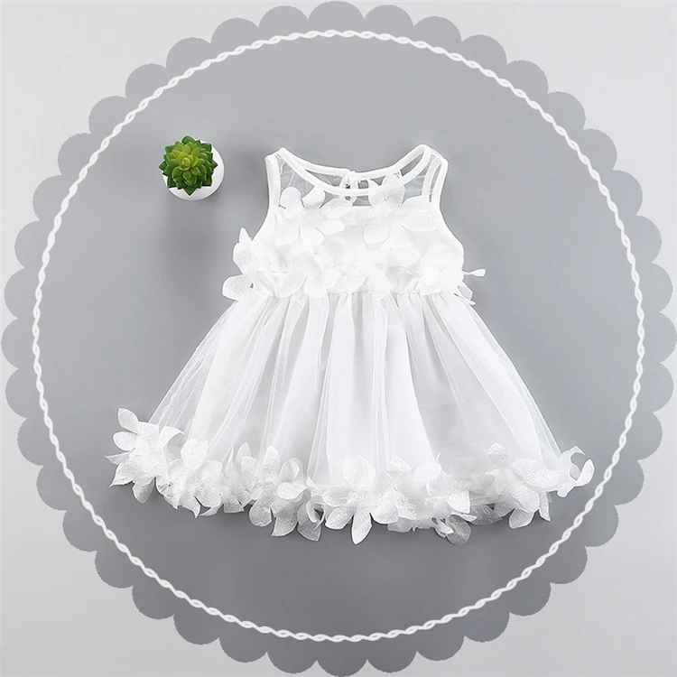 2018 Summer Baby Dresses Girl Newborn Christening Dress For Baby Girl 1st Birthday Outfits Flower Princess Party Infant Dress 3T (2)