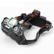Перезаряжаемые XML-3 T6 светодиодный фара головного света+ 2*18650 Батарея+ автомобиля Зарядное устройство+ стены Зарядное устройство