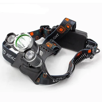 

Rechargeable XML-3 T6 LED Headlamp Headlight Flashlight Head Lamp Light +2* 18650 Battery +Car Charger +Wall Charger