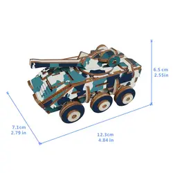 DIY 3D деревянный автомобиль грузовик игра-головоломка дети естественный цвет игрушка модель строительные наборы Развивающие хобби