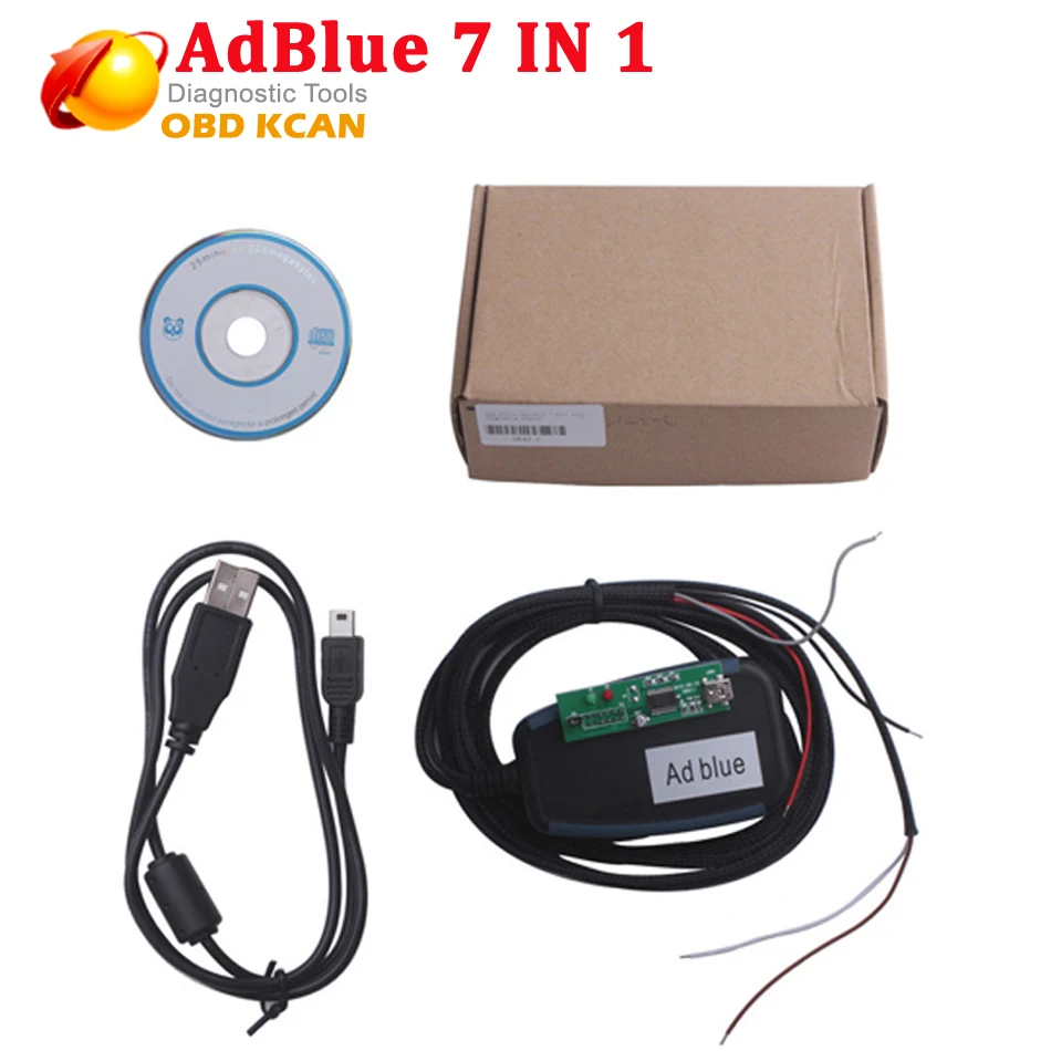 Эмулятор Adblue 7 в 1 эмулятор работает для EURO 4/5 инструмент удаления adblue Ben z/MAN/S ca