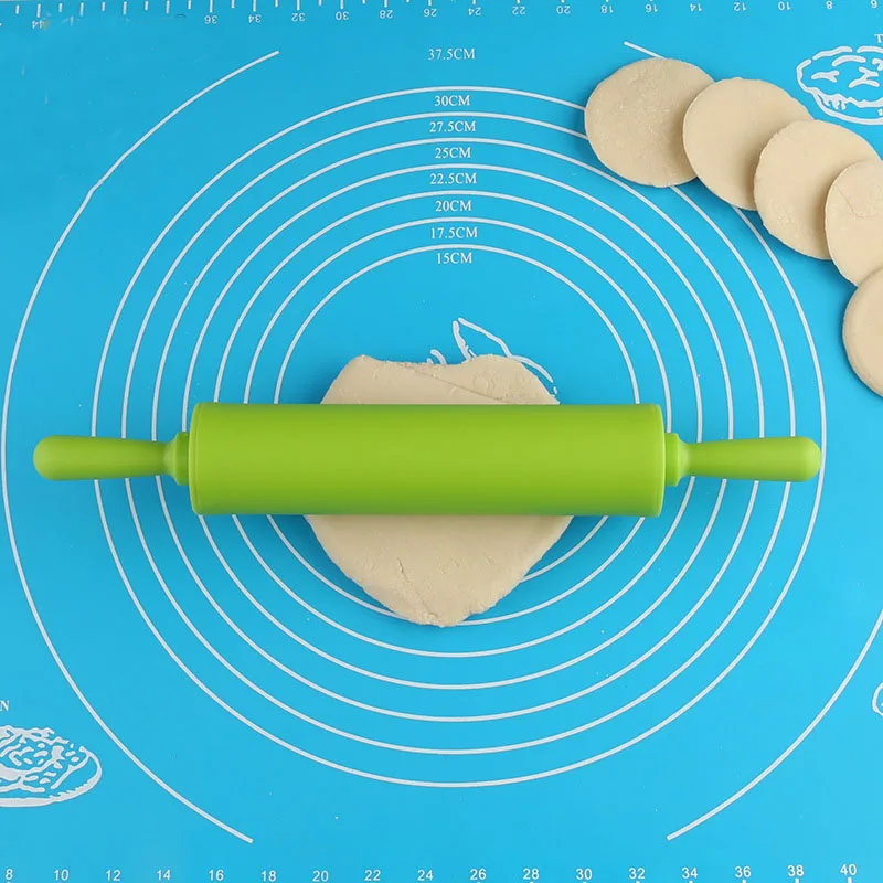 Silicone Rolling Pin Non stick Large Size Fondant Rolling Pin 43.5X5