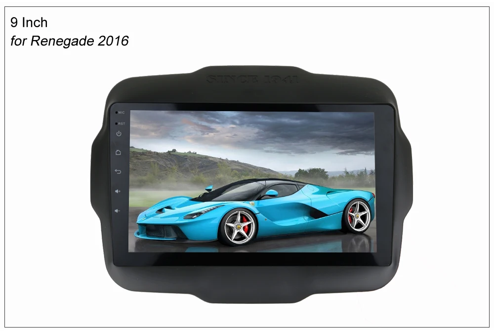 Discount SINOSMART 4 Core/8 Core CPU 2G RAM Android 8.1 Car GPS Navigation Player for Jeep Compass Wrangler Renegade Patriot Cherokee 1