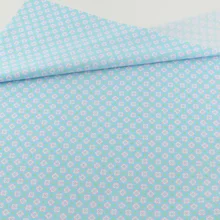 Домашний текстиль лоскутное шитье ткань синий фауэр хлопковая ткань стеганое постельное белье декоративная ткань ремесло Teramila ткани Tecido