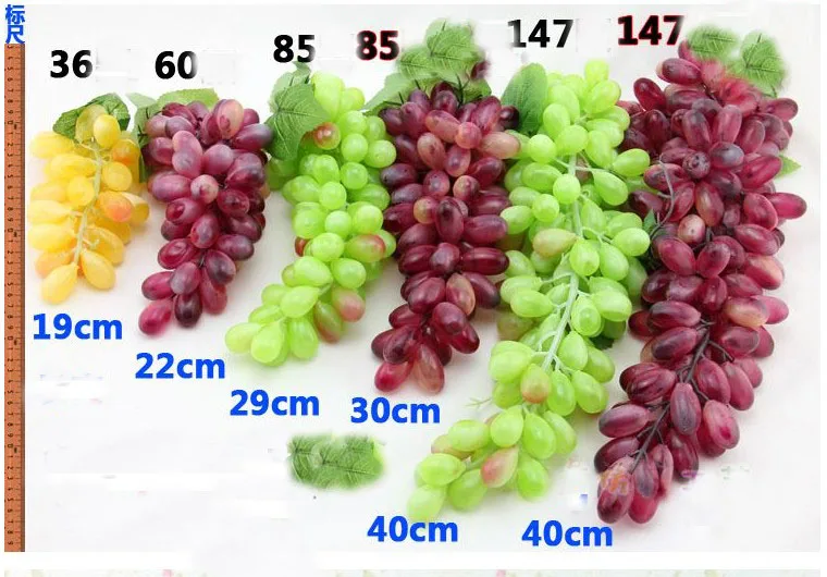 

Artificial foam mini fruits grapes for festival decoration kitchen table wedding party Christmas decor flower vegetable fruits