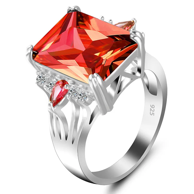 square crystal wedding engagement rings jewelry (1)