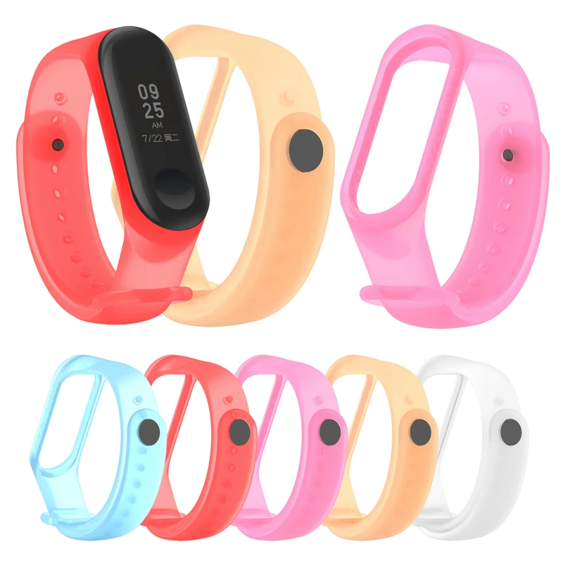 

Replacement Strap Adjustable Soft Silicone Belt Wristband Bracelet for Millet 2 bracelet double color strap fashion wrist strap