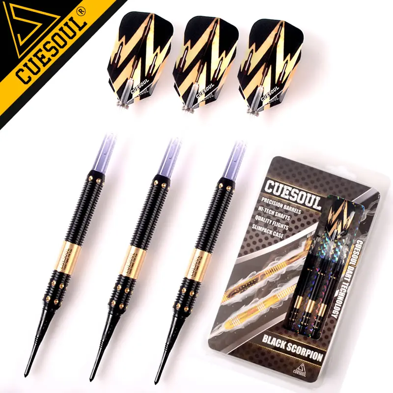 

CUESOUL Top Sale 18g 15cm 3PCS/set CUESOUL Darts Professional Game Soft Tip Darts Electronic Dart Needle High-grade Dart Flights