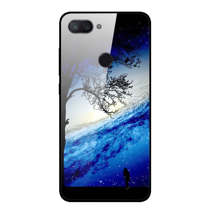 14 Для Xiaomi mi 8 Lite чехол из закаленного стекла с изображением планеты Космос чехол из стекла для Xiao mi Xio mi 8 Lite mi 8 Pro mi 8 se mi 9 SE - Цвет: 14
