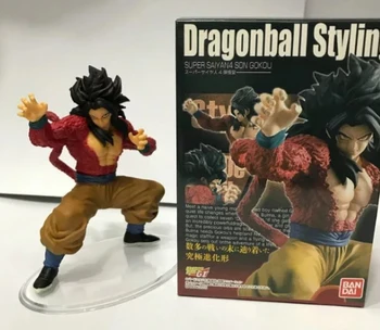 

New Bandai Shokugan Dragon Ball Styling Super Saiyan 4 Son Goku Gokou Dragon Ball GT 11CM Action Figure
