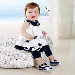 

Kids Girls Baby Outfits Flowers Shirts Tops+Pants 2 PCS Set  0-3 Years Clothes