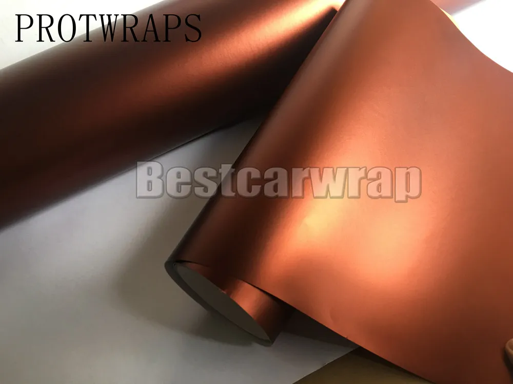ICE BROWN MATTE CHROME SATIN VINYL CAR WRAP FILM KMPF 3M HEXIS COATING  (2)
