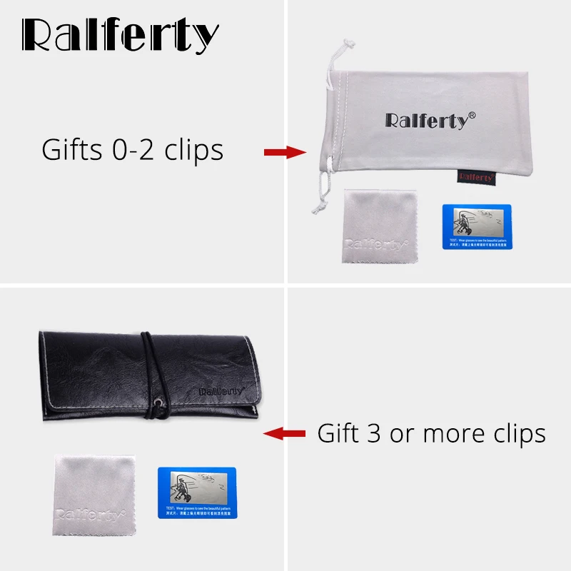 Ralferty 6 в 1 магнитные солнцезащитные очки для женщин Поляризованные оправы очков с