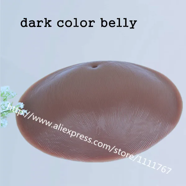 huge silicone tummy