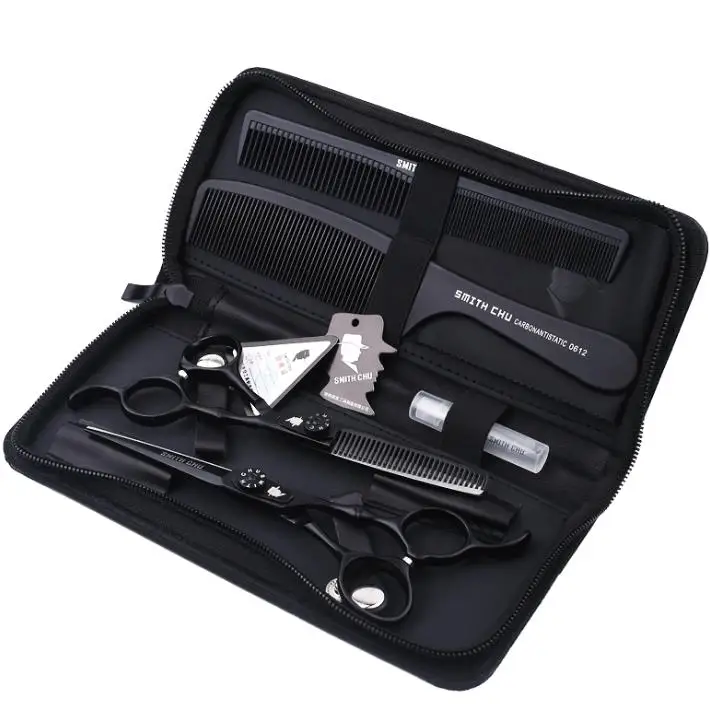 Goede Smith Chu Hoge Kwaliteit Snijden Schaar 6Inch 440C Rvs Professionele Salon Kappers Dunner Schaar Haar Schaar Set