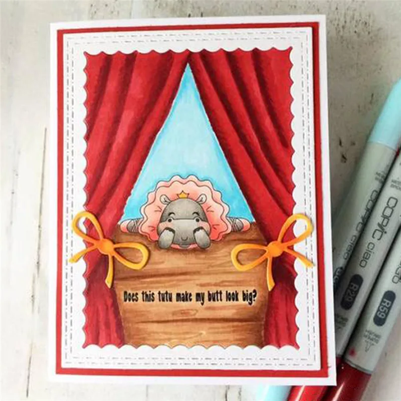 

Eastshape Inside Scalloped Rectangle Dies Metal Cutting Die for Scrapbooking 2018 New Cutting Die DIY Album Card Decor metal die