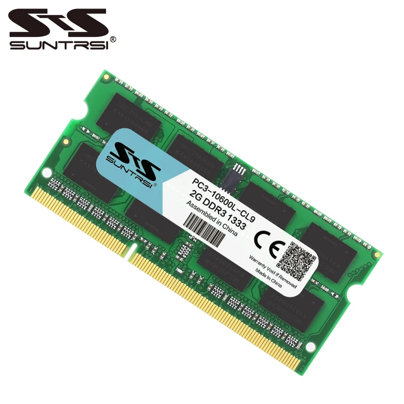 Meilleur Suntrsi ddr3 2 gb non ECC ram 1333 mhz ou 1600 mhz D origine mémoire D ordinateur Portable pour Ordinateur Portable