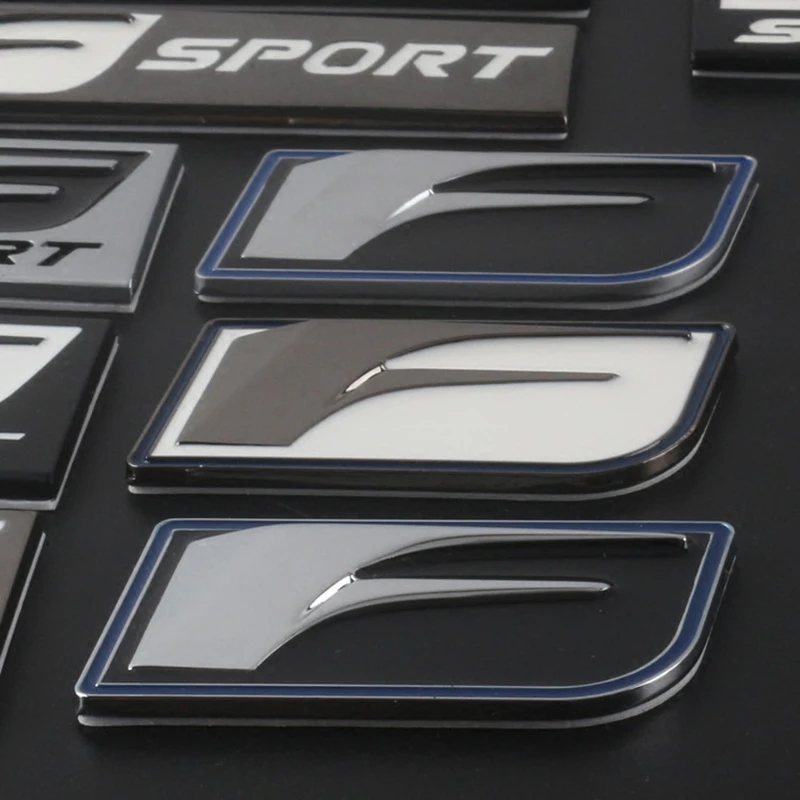 Пистолет синий F SPORT квадратный длинный бар Эмблема Хром Металл установка