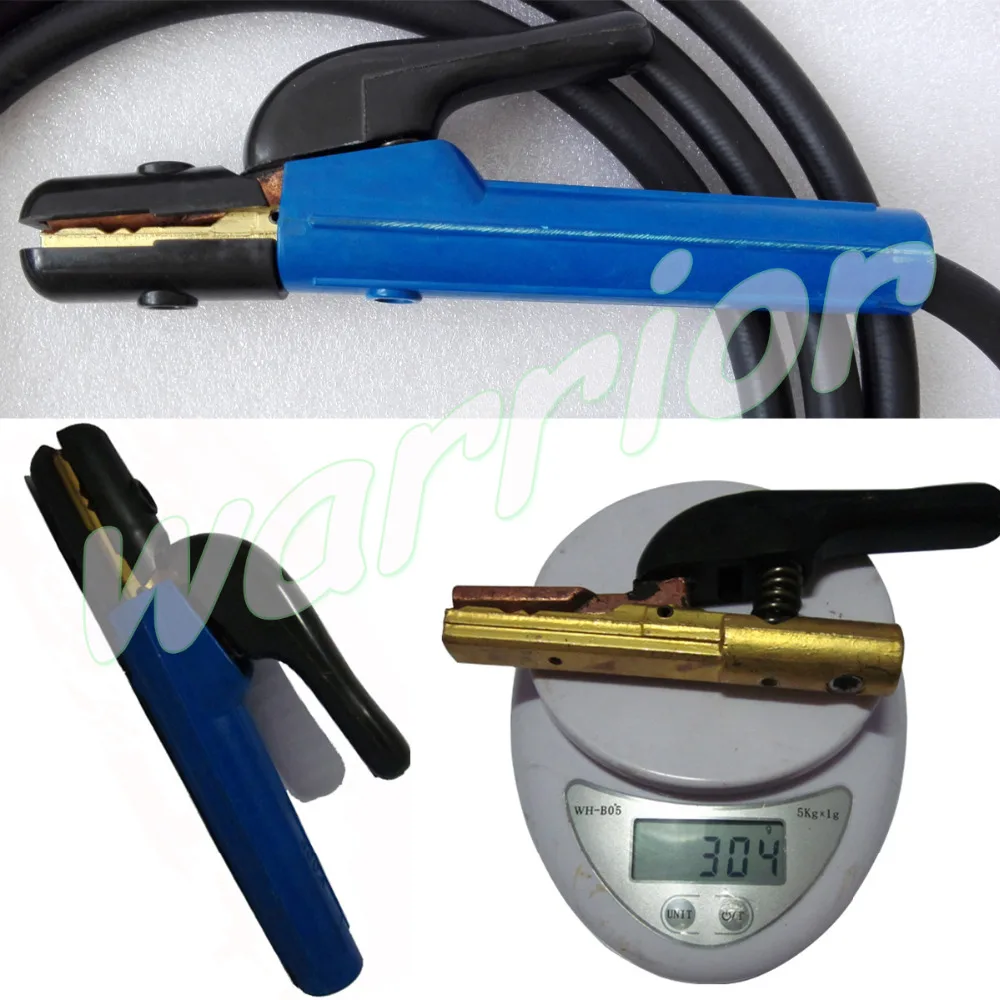 300A Electrode Holder Cable 3 Meter Plug 10-25mm For Arc Welding