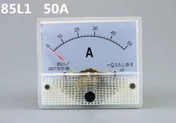 

AC Analog Meter Panel 50A AMP Current Ammeters 85L1 0-50A Gauge