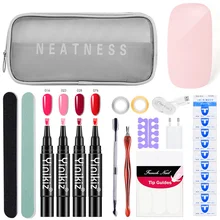Ленивый Гель-лак для ногтей ручка для ногтей 6 Вт мини лампа для ногтей сумка для хранения инструментов набор полный Маникюрный набор Комплект гель-лака TSLM1