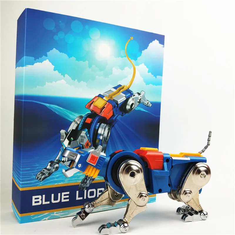 

Transformation Defender of the Universe super alloy Metal Lion Voltron Beast King GoLion Action Figure Toy For Kids