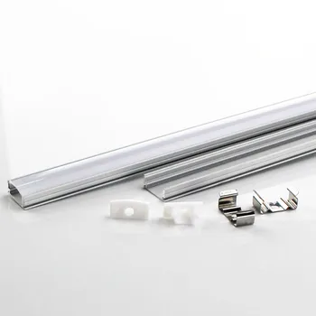 

4-30 set/lot 0.5m 12mm strip led aluminium profile for led bar light, led aluminum channel flat aluminum housing
