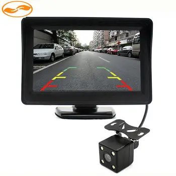 

Universal Waterproof Car Rearview Parking Camera with 4.3 Inch TFT LCD Monitor for Auto Parking Reversing Backup