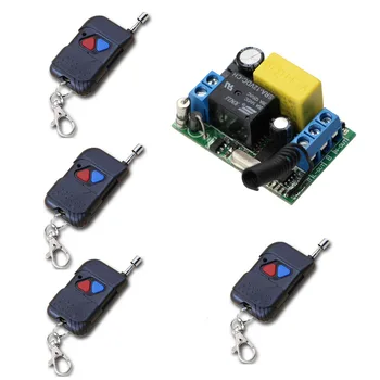 

AC220V 1CH Relay Wireless Remote Control Switch Receiver Transmitter 315Mhz Remote Control lighting/Lamp LED water pump Switch