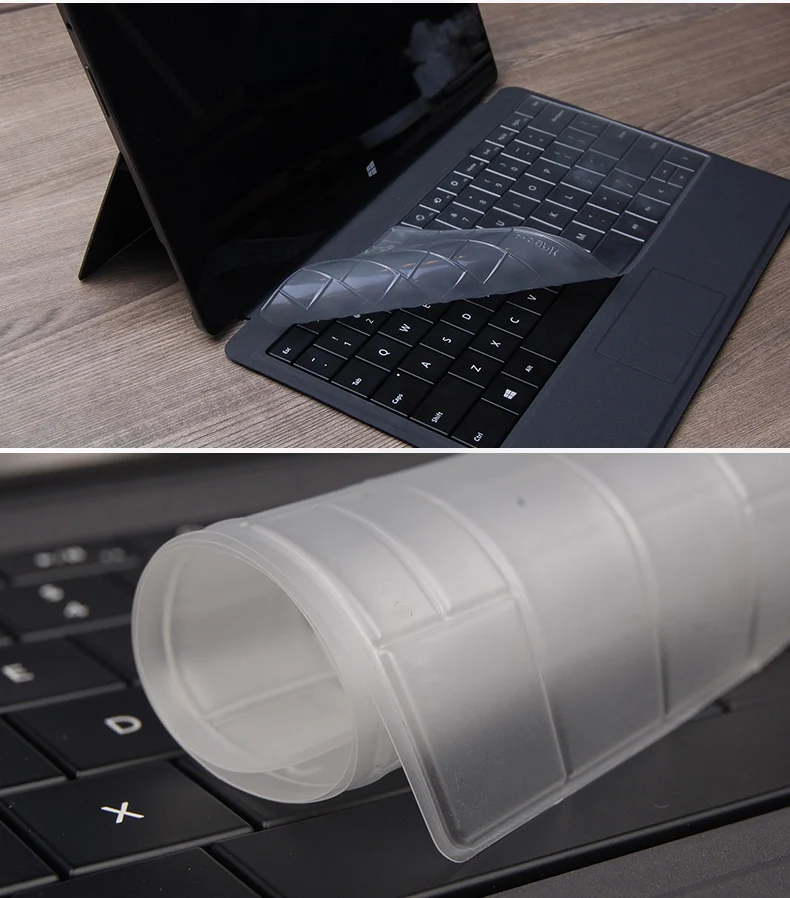 Прозрачный силиконовый защитный чехол для клавиатуры Microsoft Surface Pro 3 12 &quot2014|keyboard