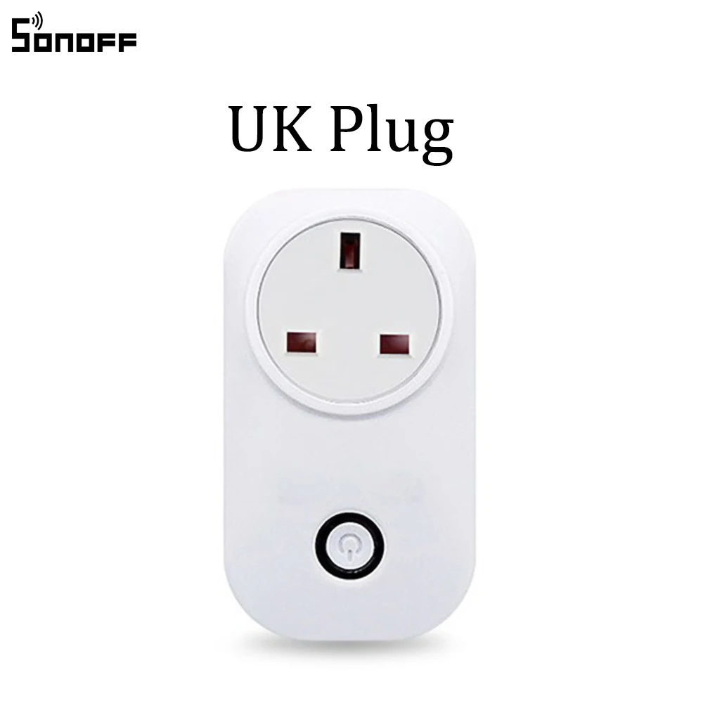 Sonoff S20 ЕС Великобритания США вилка Wifi розетка переключатель беспроводное