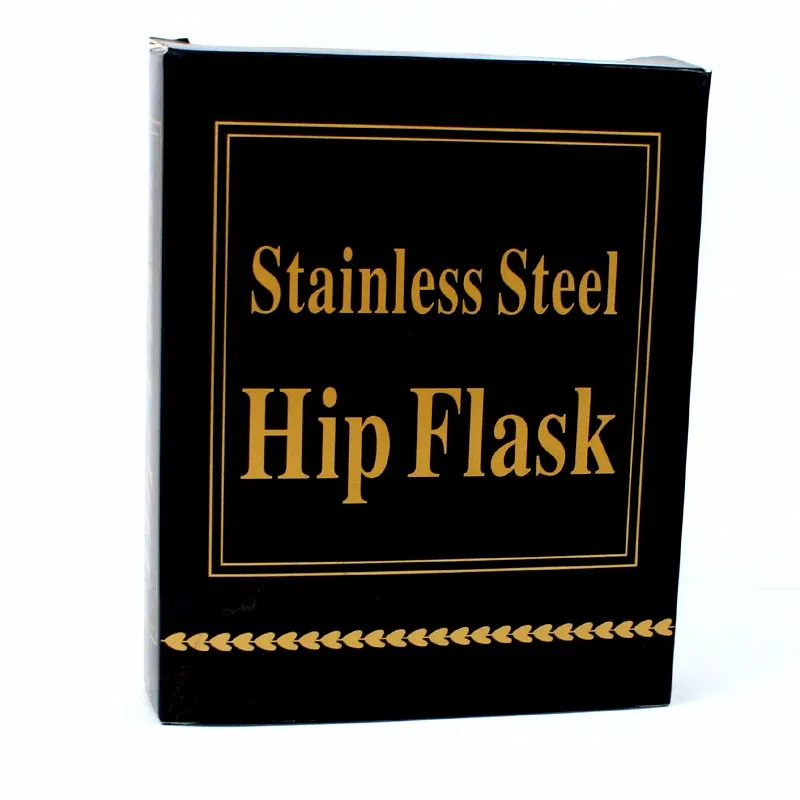 Free Personalized Engraved 6 oz Stainless Steel Black Hip Flask ,Groomsman or Best man gift , Birthday gift ,PASSED FDA TEST