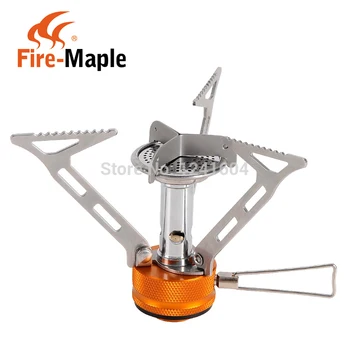 

One-Piece Gas Stove Outdoor Camping Stainless Steel Gas Stove Folding Portable Cooker Fire Maple FMS-103 3000W 103g