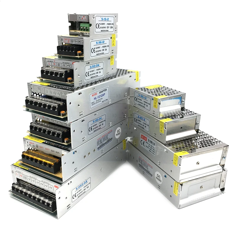 

DC 5V 12V 24V 3A 5A 10A 15A 20A Transformers LED Driver for led strip light Lamp 5 12 24 V Volt Power Adapter Supply