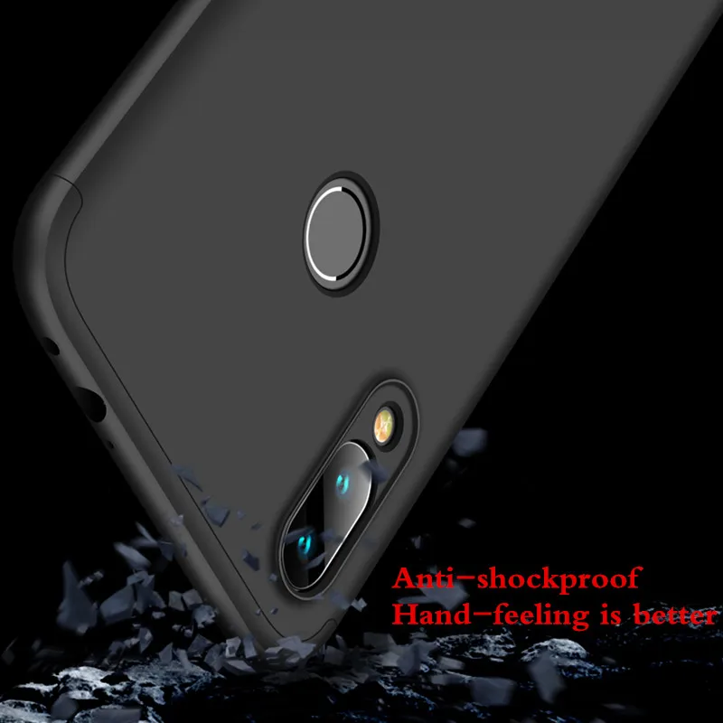 

3-in-1 360 Protect Phone Case For Xiaomi 9 9SE Redmi Note 7 Pro 6 Pocophone F1 8 Lite 8SE Play Hard Plastic Full Cover