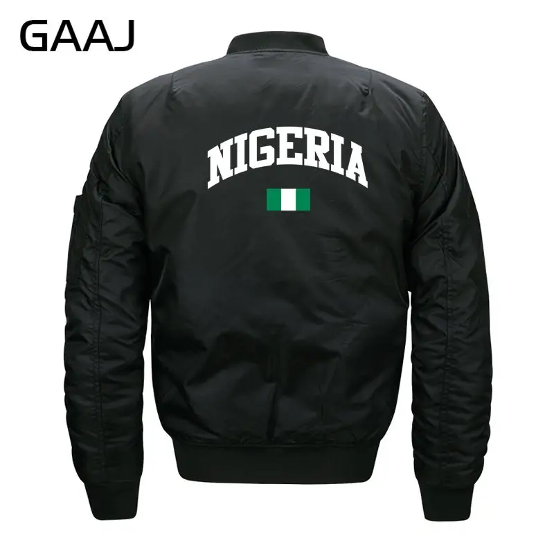 Nigeria Football Soccer Clothing Jackets Men Clothes Bomber Jacket Army